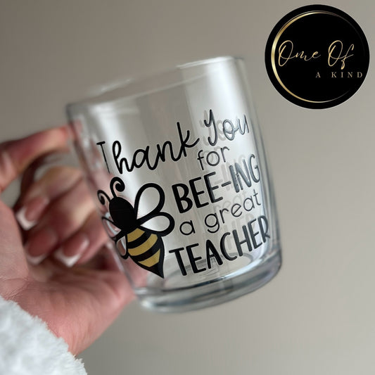 teacher mug - thank you for bee-ing a great teacher